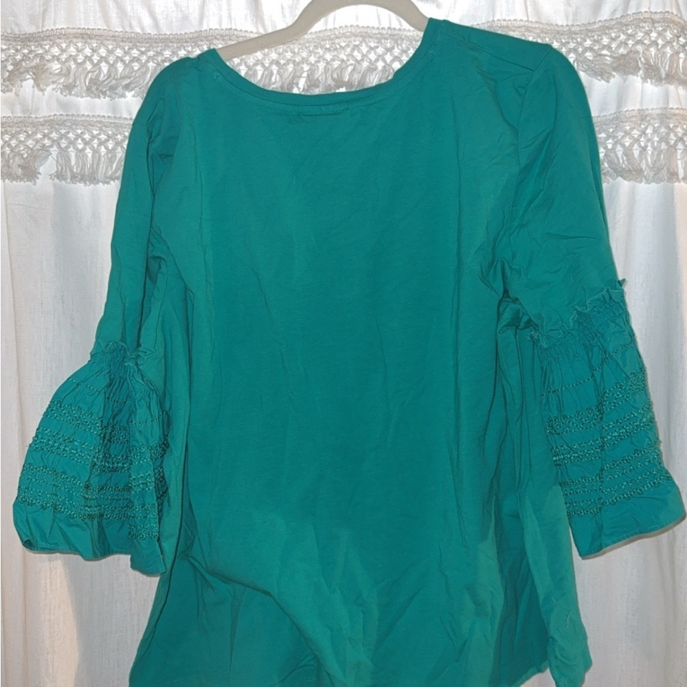 Chico’s Top with Bell Sleeves - Picture 2 of 3